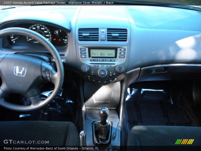 Dashboard of 2007 Accord Value Package Sedan