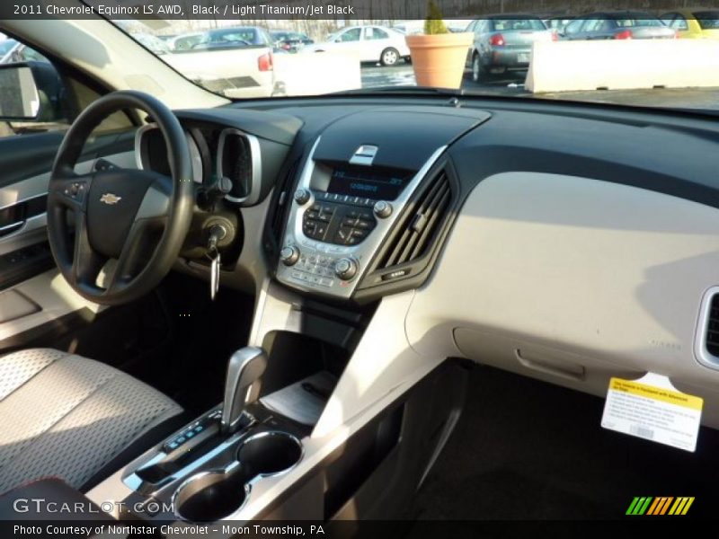 Black / Light Titanium/Jet Black 2011 Chevrolet Equinox LS AWD