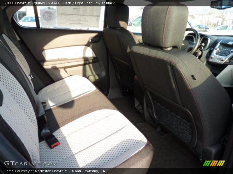 Black / Light Titanium/Jet Black 2011 Chevrolet Equinox LS AWD