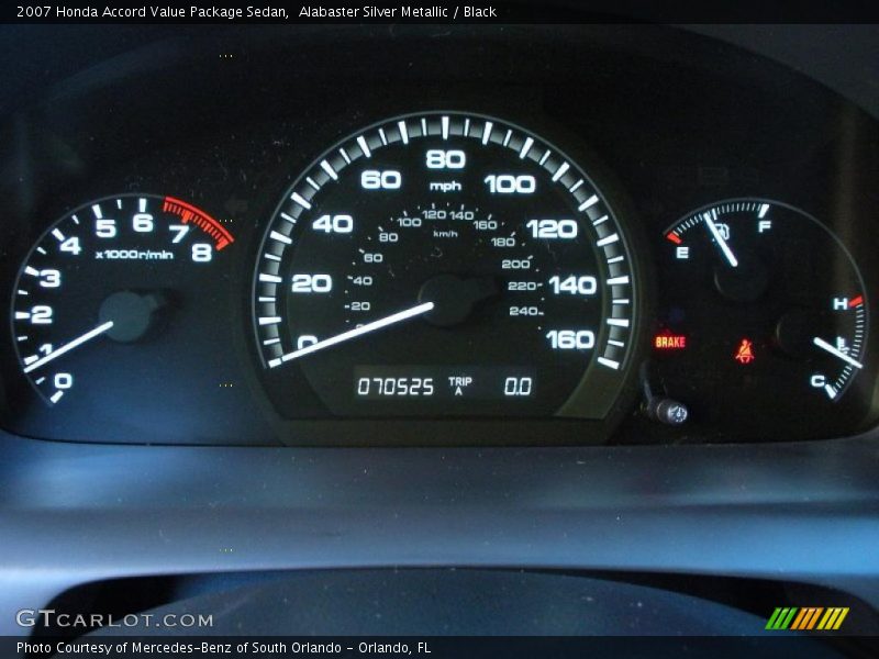  2007 Accord Value Package Sedan Value Package Sedan Gauges