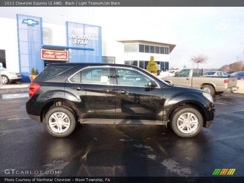 Black / Light Titanium/Jet Black 2011 Chevrolet Equinox LS AWD
