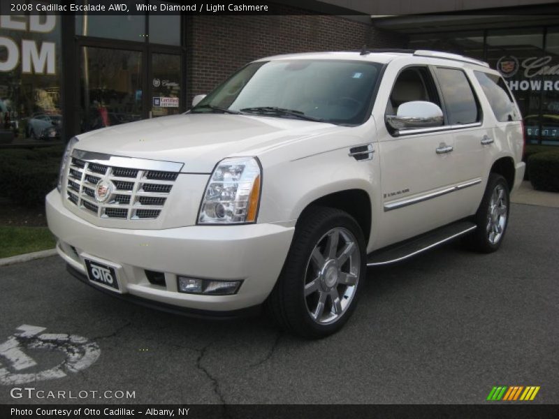 White Diamond / Light Cashmere 2008 Cadillac Escalade AWD
