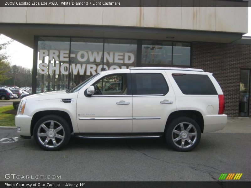 White Diamond / Light Cashmere 2008 Cadillac Escalade AWD