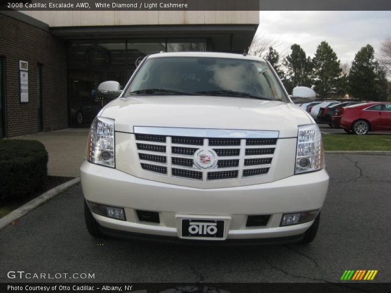 White Diamond / Light Cashmere 2008 Cadillac Escalade AWD