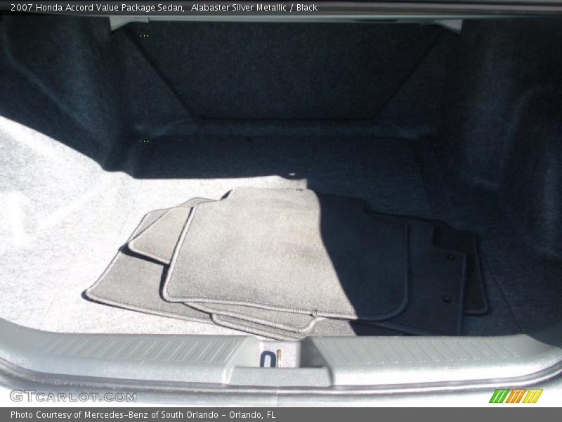 Alabaster Silver Metallic / Black 2007 Honda Accord Value Package Sedan