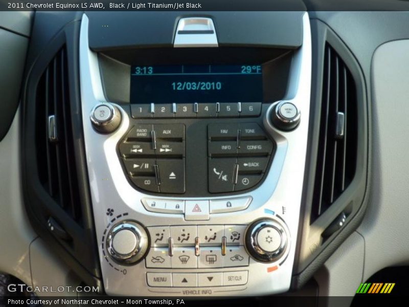 Controls of 2011 Equinox LS AWD