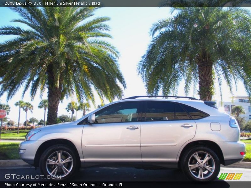 Millenium Silver Metallic / Black 2008 Lexus RX 350