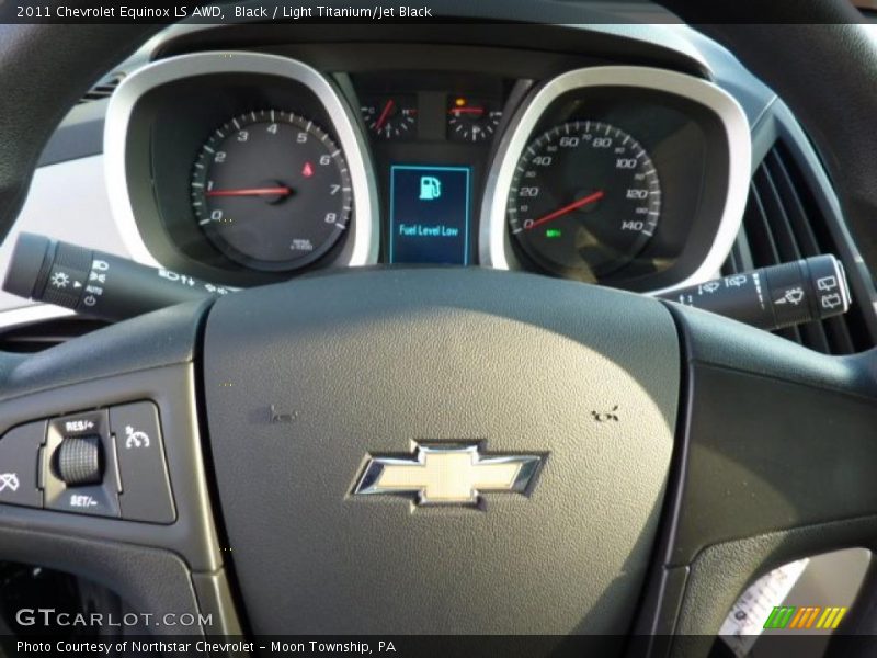 Black / Light Titanium/Jet Black 2011 Chevrolet Equinox LS AWD