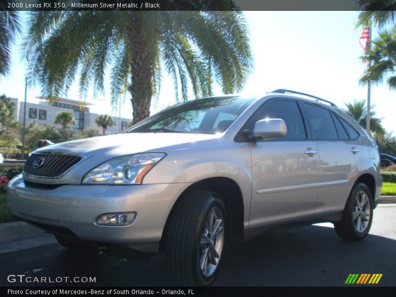 Millenium Silver Metallic / Black 2008 Lexus RX 350