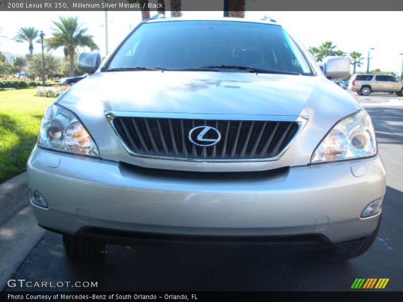 Millenium Silver Metallic / Black 2008 Lexus RX 350