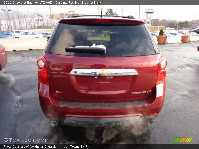 Cardinal Red Metallic / Jet Black 2011 Chevrolet Equinox LTZ AWD