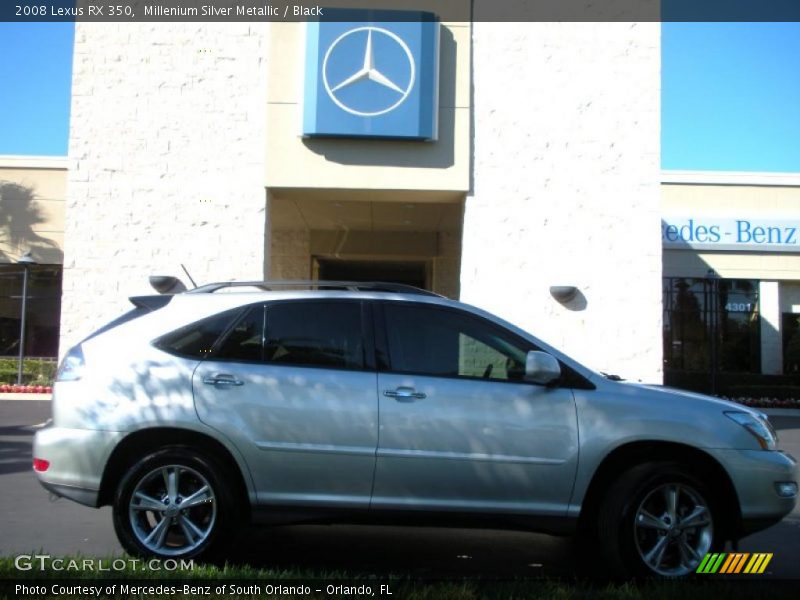 Millenium Silver Metallic / Black 2008 Lexus RX 350