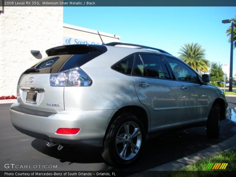 Millenium Silver Metallic / Black 2008 Lexus RX 350