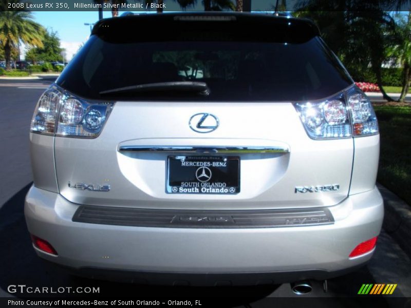 Millenium Silver Metallic / Black 2008 Lexus RX 350