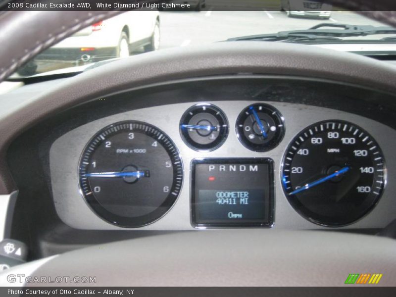 White Diamond / Light Cashmere 2008 Cadillac Escalade AWD