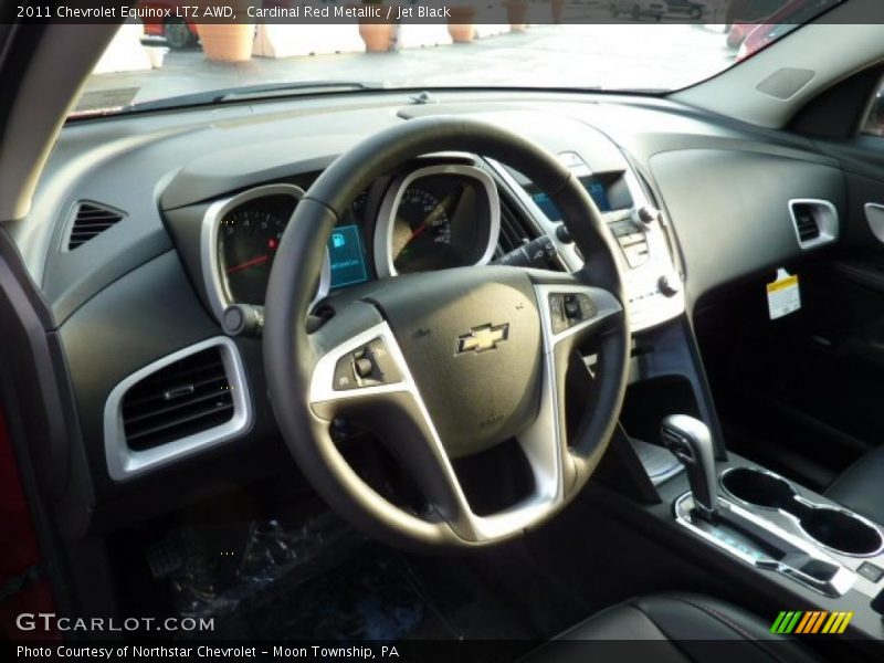 Cardinal Red Metallic / Jet Black 2011 Chevrolet Equinox LTZ AWD