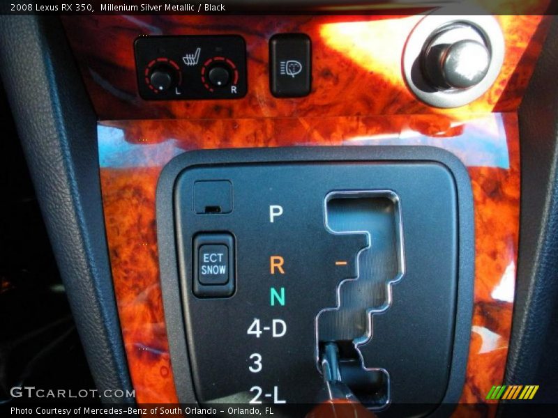 Millenium Silver Metallic / Black 2008 Lexus RX 350