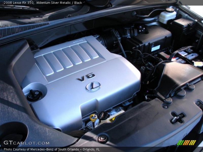 Millenium Silver Metallic / Black 2008 Lexus RX 350