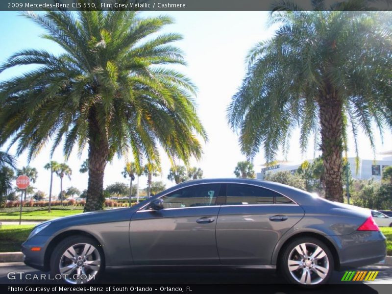 Flint Grey Metallic / Cashmere 2009 Mercedes-Benz CLS 550