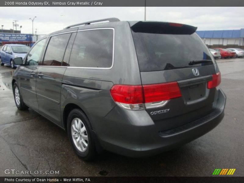Nimbus Gray Metallic / Gray 2008 Honda Odyssey EX