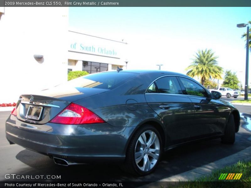 Flint Grey Metallic / Cashmere 2009 Mercedes-Benz CLS 550