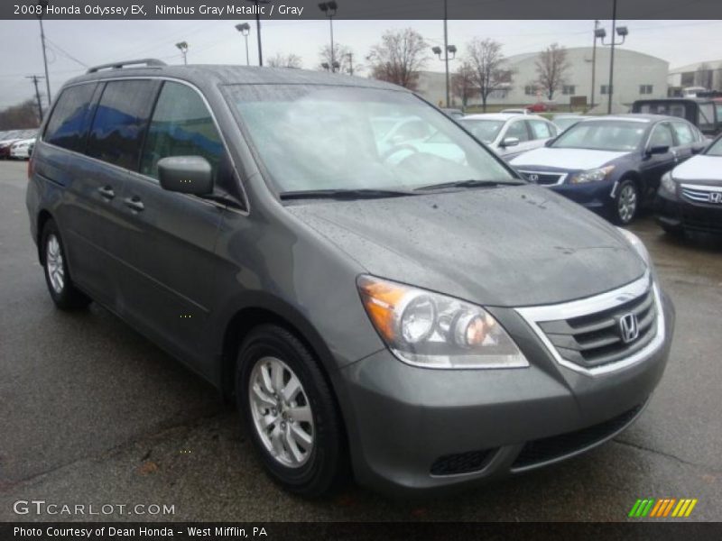 Nimbus Gray Metallic / Gray 2008 Honda Odyssey EX