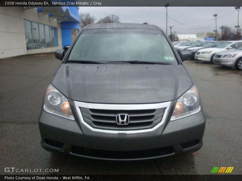 Nimbus Gray Metallic / Gray 2008 Honda Odyssey EX