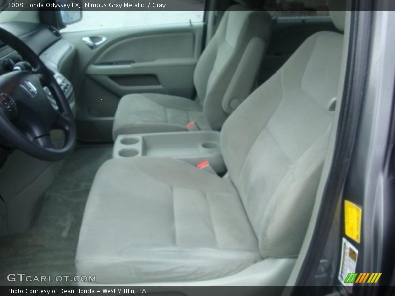 Nimbus Gray Metallic / Gray 2008 Honda Odyssey EX