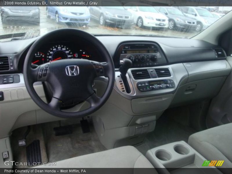 Nimbus Gray Metallic / Gray 2008 Honda Odyssey EX