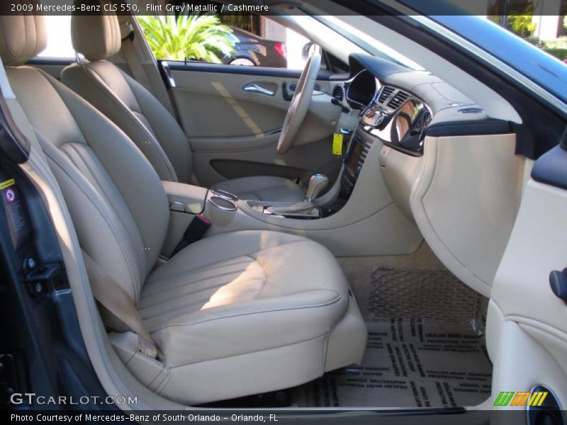 Flint Grey Metallic / Cashmere 2009 Mercedes-Benz CLS 550