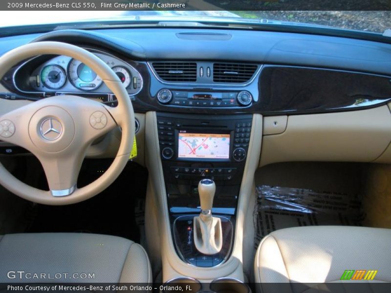 Flint Grey Metallic / Cashmere 2009 Mercedes-Benz CLS 550