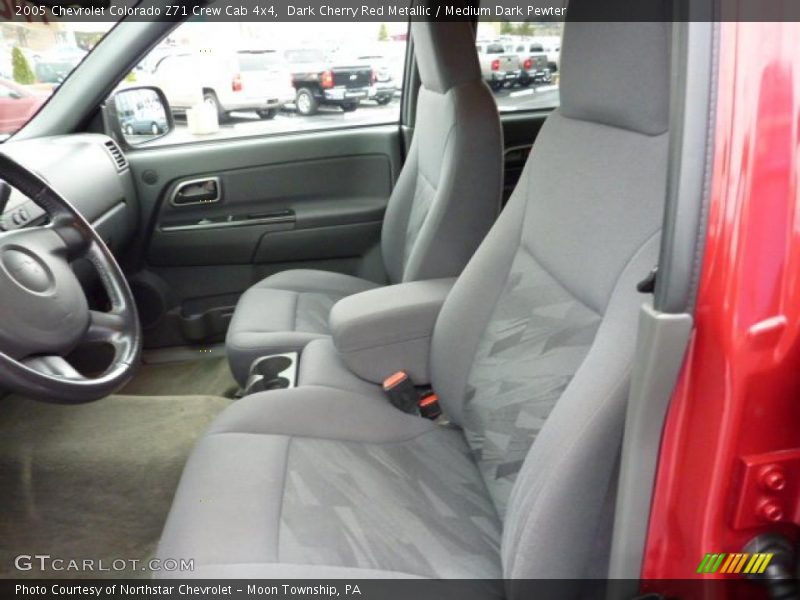 Dark Cherry Red Metallic / Medium Dark Pewter 2005 Chevrolet Colorado Z71 Crew Cab 4x4