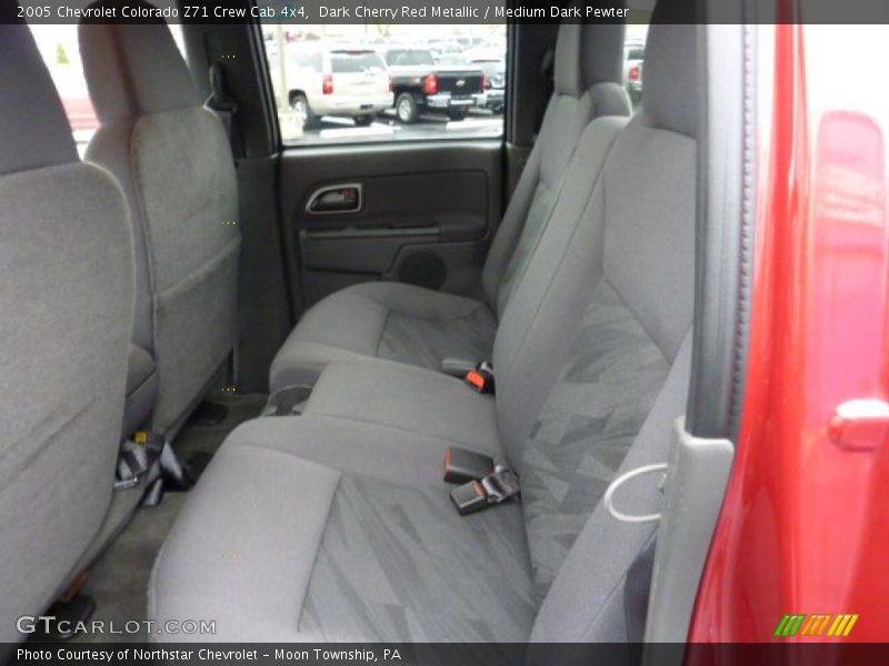 Dark Cherry Red Metallic / Medium Dark Pewter 2005 Chevrolet Colorado Z71 Crew Cab 4x4