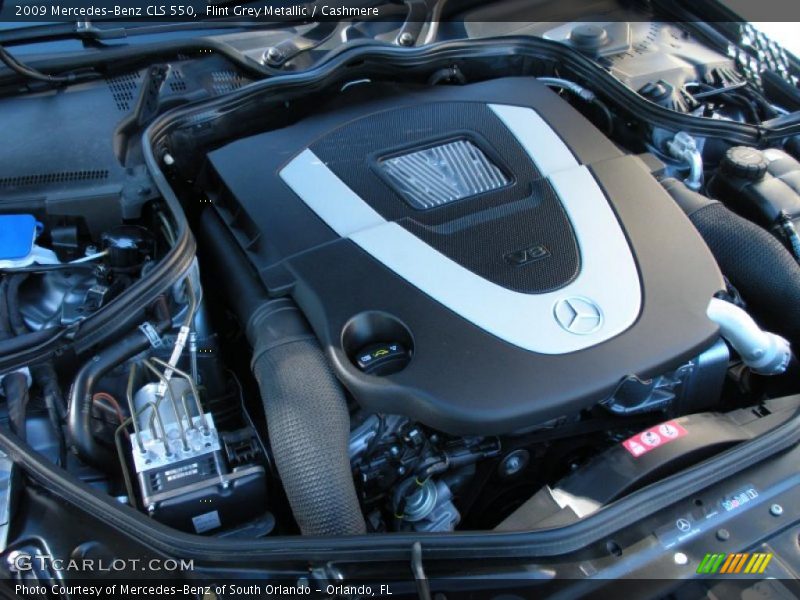 Flint Grey Metallic / Cashmere 2009 Mercedes-Benz CLS 550
