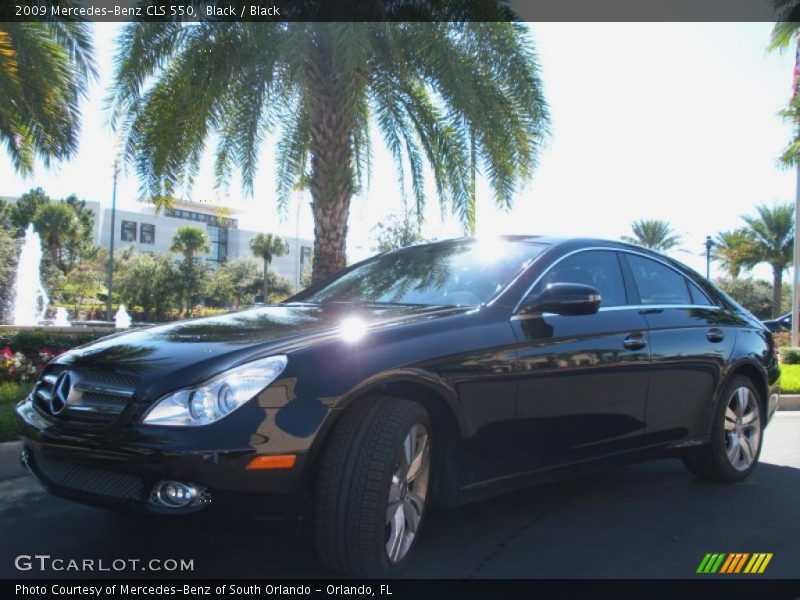 Black / Black 2009 Mercedes-Benz CLS 550