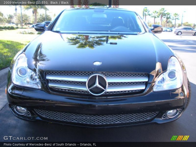 Black / Black 2009 Mercedes-Benz CLS 550
