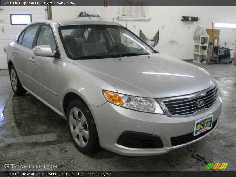 Bright Silver / Gray 2010 Kia Optima LX