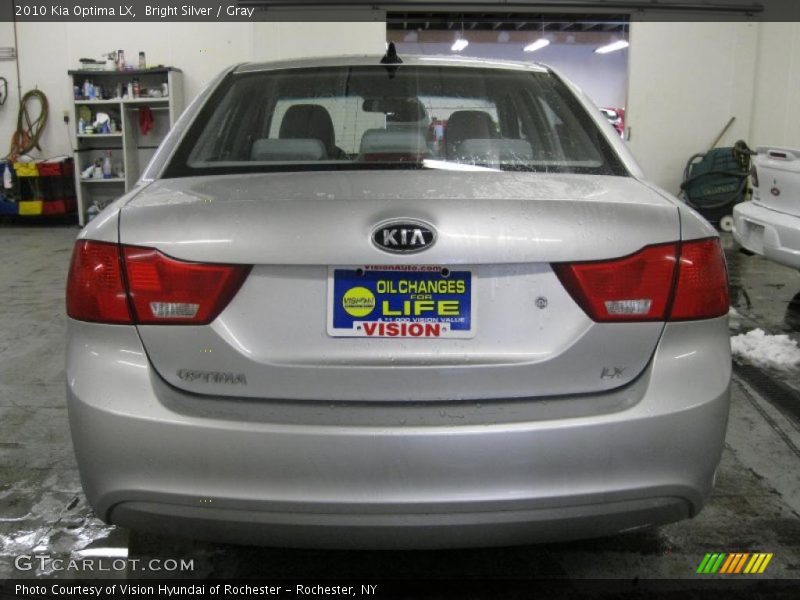 Bright Silver / Gray 2010 Kia Optima LX