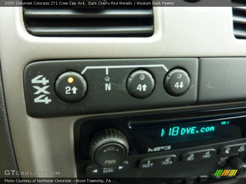 Dark Cherry Red Metallic / Medium Dark Pewter 2005 Chevrolet Colorado Z71 Crew Cab 4x4