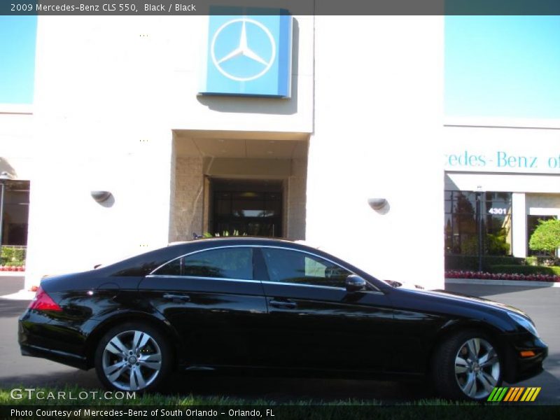 Black / Black 2009 Mercedes-Benz CLS 550