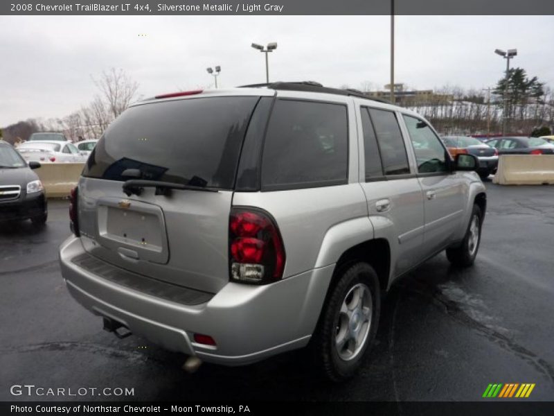 Silverstone Metallic / Light Gray 2008 Chevrolet TrailBlazer LT 4x4