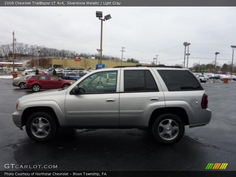 Silverstone Metallic / Light Gray 2008 Chevrolet TrailBlazer LT 4x4