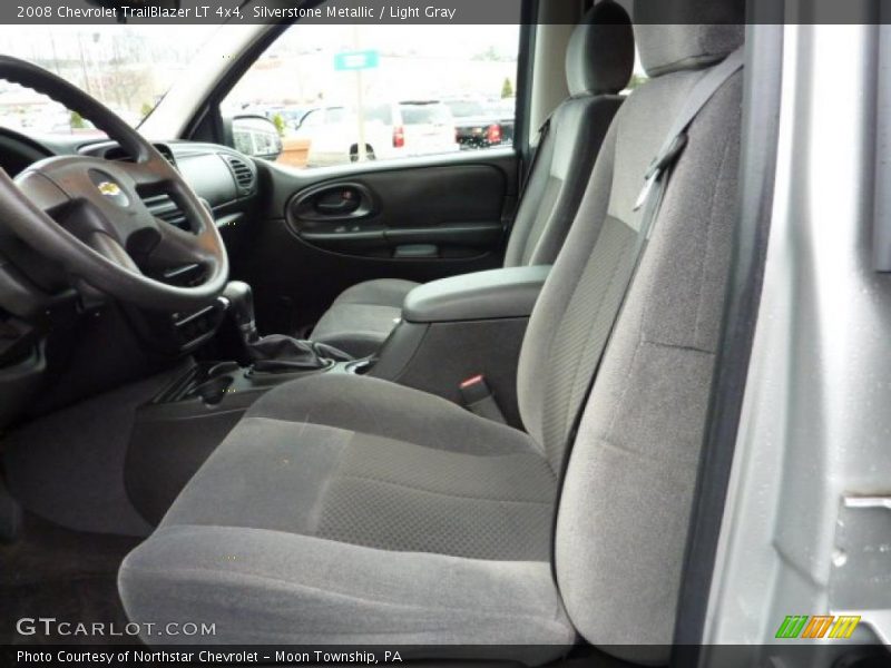 Silverstone Metallic / Light Gray 2008 Chevrolet TrailBlazer LT 4x4