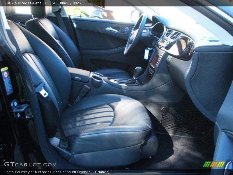 Black / Black 2009 Mercedes-Benz CLS 550