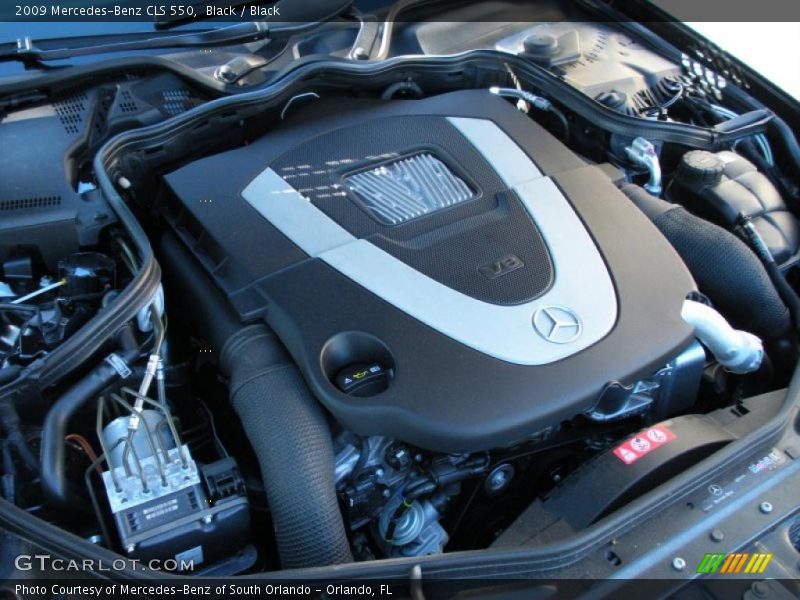 Black / Black 2009 Mercedes-Benz CLS 550