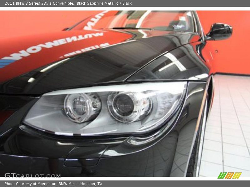Black Sapphire Metallic / Black 2011 BMW 3 Series 335is Convertible