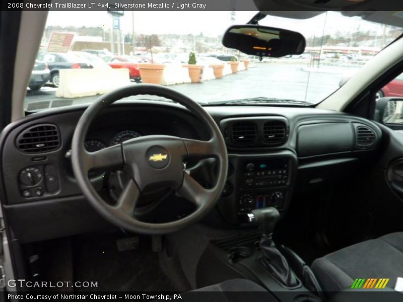 Silverstone Metallic / Light Gray 2008 Chevrolet TrailBlazer LT 4x4