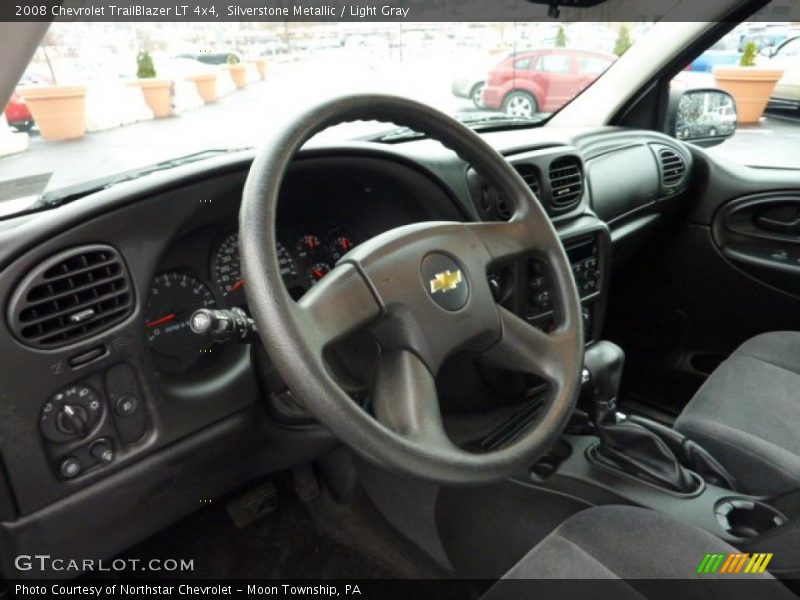 Silverstone Metallic / Light Gray 2008 Chevrolet TrailBlazer LT 4x4