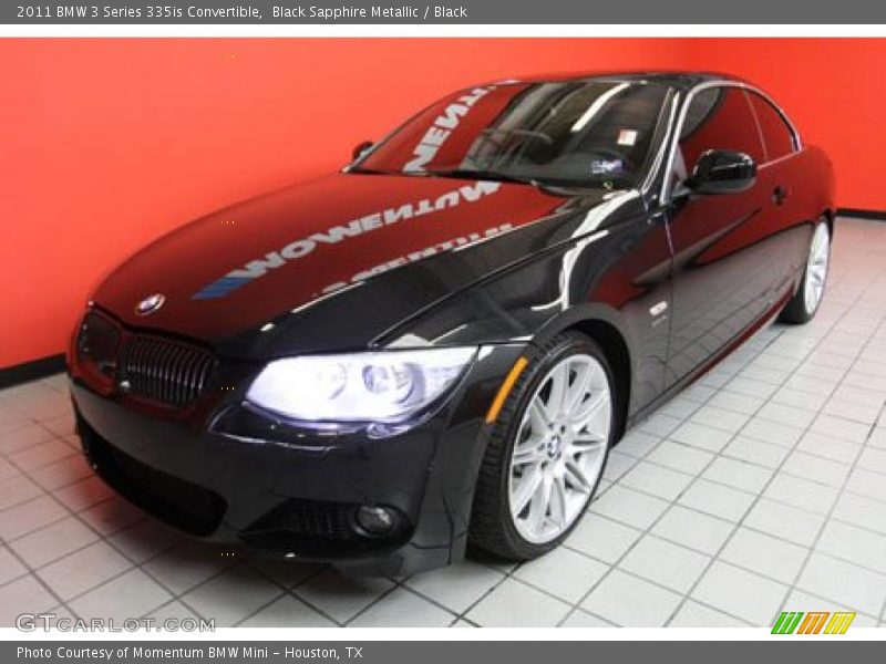 Black Sapphire Metallic / Black 2011 BMW 3 Series 335is Convertible