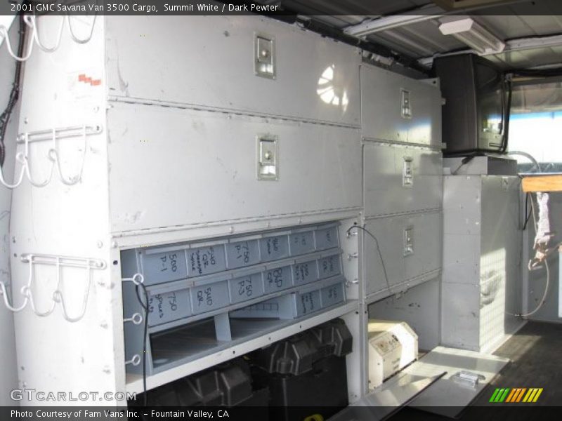 Summit White / Dark Pewter 2001 GMC Savana Van 3500 Cargo